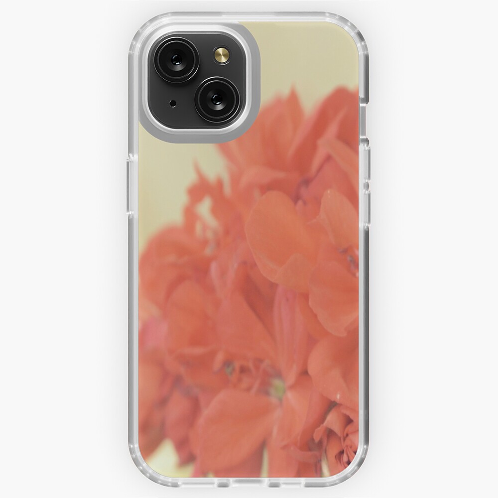 Coral pink flower iPhone Case by ARTbyJWP | Society6