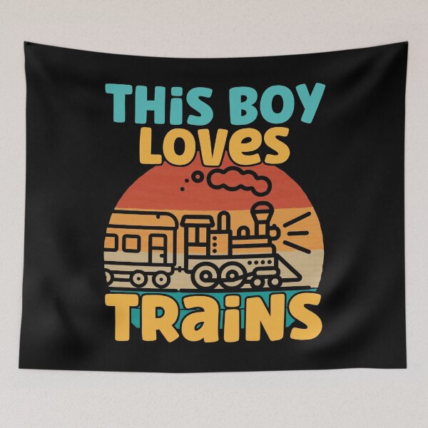 Item preview, Kids This Boy Loves Trains - Train lover product designed and sold by theodoros20.