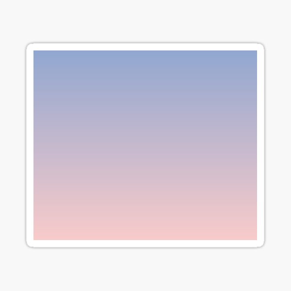 Ombre | Gradient Colors | Serenity and Rose Quartz | Color Trends | Fashion Colors | Sticker