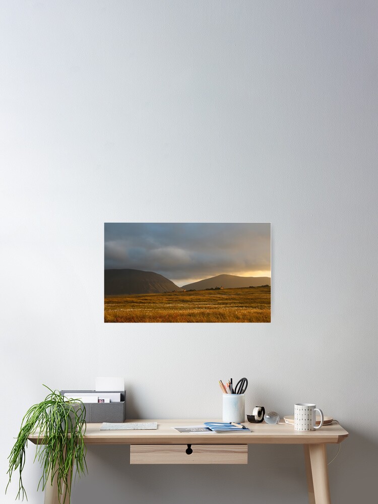 Thumbnail 2 of 3, Poster, Evening light on Hoy and Graemsay designed and sold by orcadia.