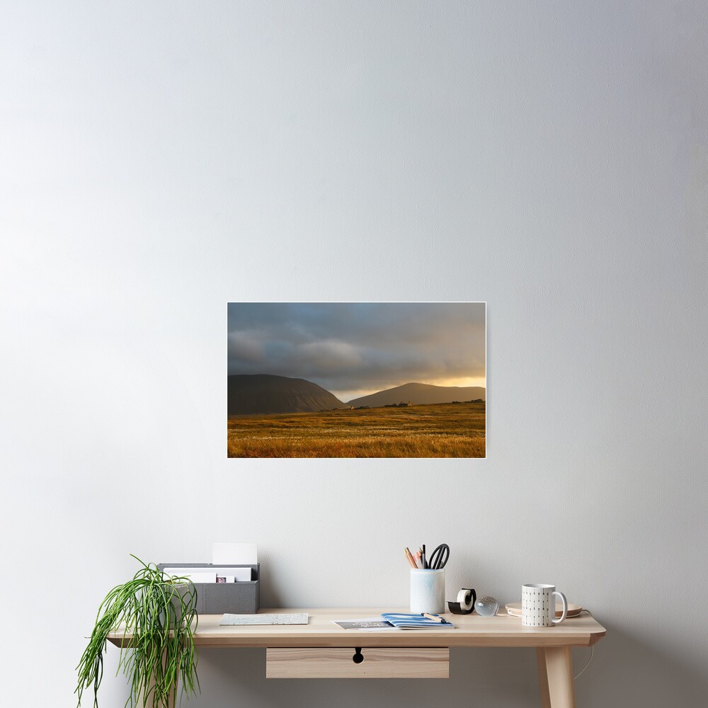 Evening light on Hoy and Graemsay Poster