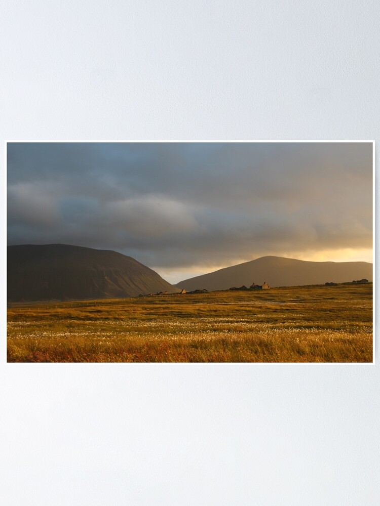 Alternate view of Evening light on Hoy and Graemsay Poster