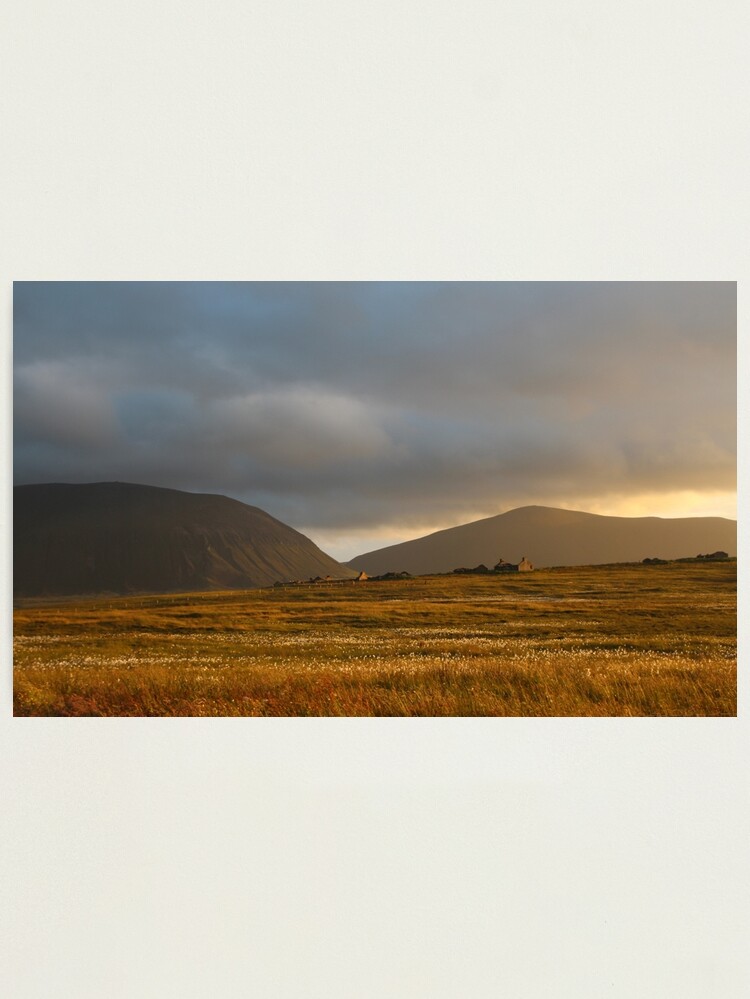 Alternate view of Evening light on Hoy and Graemsay Photographic Print