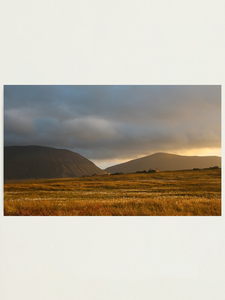 Alternate view of Evening light on Hoy and Graemsay Photographic Print