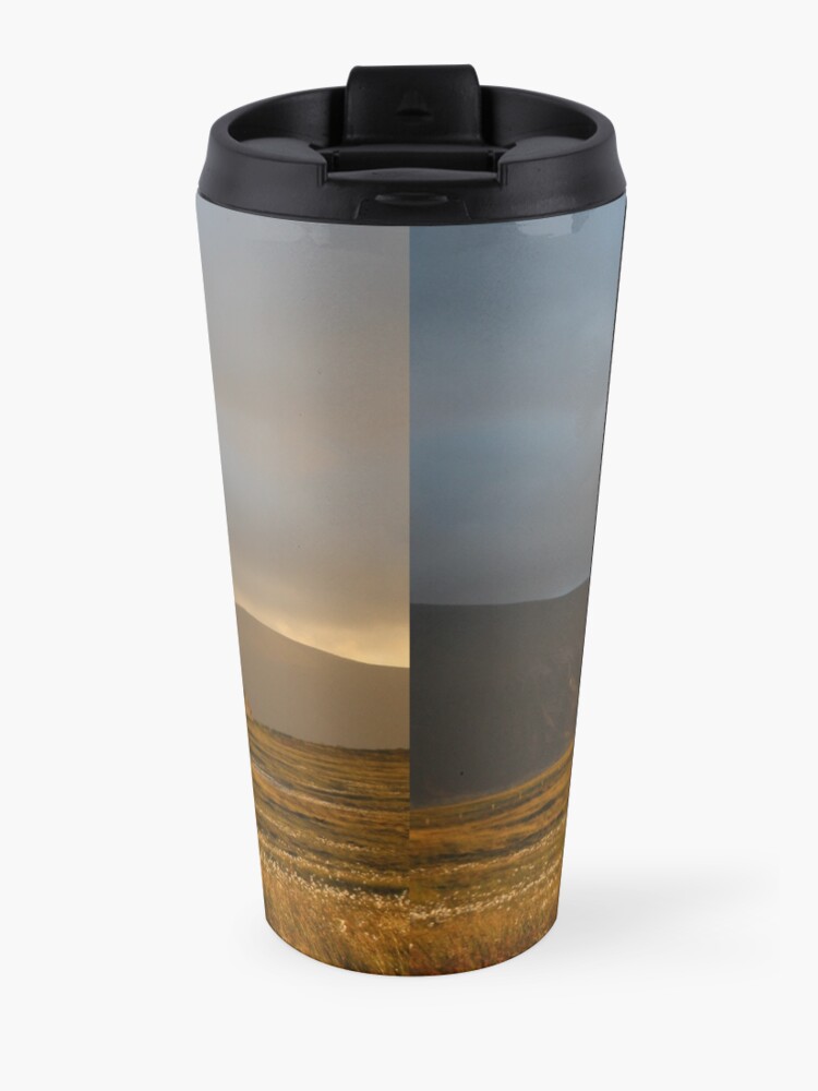 Alternate view of Evening light on Hoy and Graemsay Travel Mug
