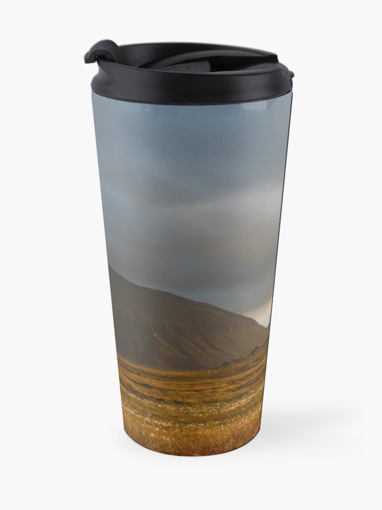 Alternate view of Evening light on Hoy and Graemsay Travel Mug