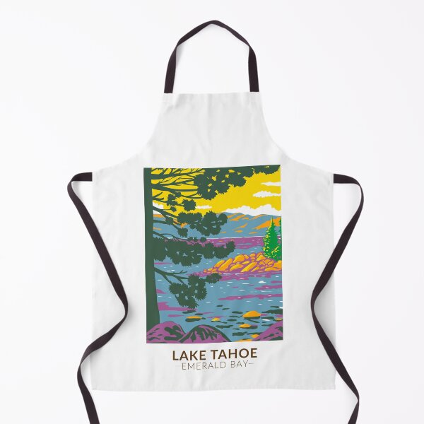 Item preview, Lake Tahoe Emerald Bay California Vintage designed and sold by KrisSidDesigns.