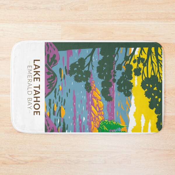 Item preview, Lake Tahoe Emerald Bay California Vintage designed and sold by KrisSidDesigns.