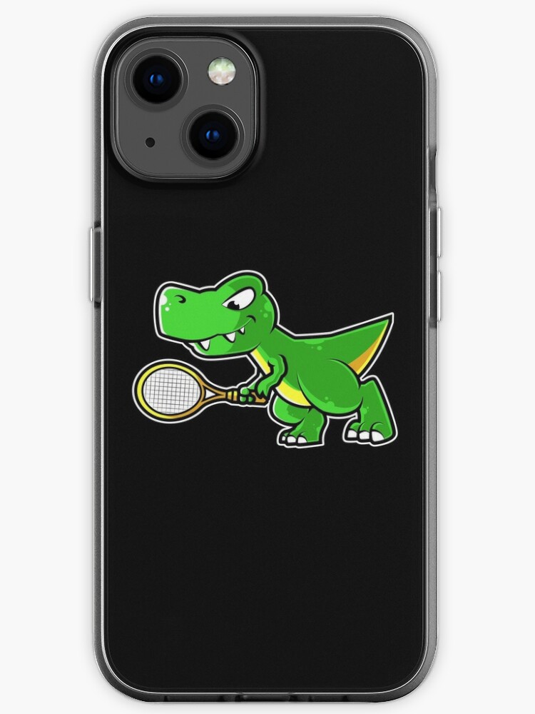 Tyrannosaurus Rex Dinosaur Tennis Player Funny Coach graphic