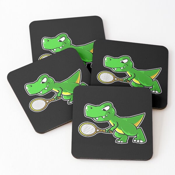 Item preview, Tyrannosaurus Rex Dinosaur Tennis Player Funny Coach graphic designed and sold by theodoros20.