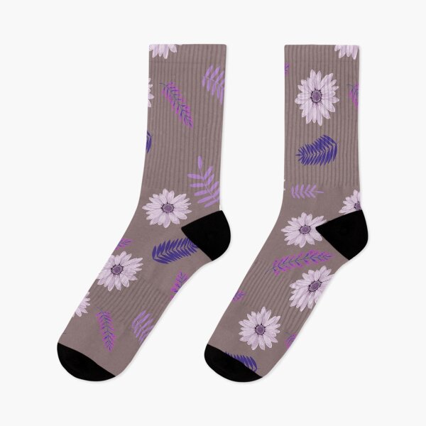 Item preview, mink, daisies and purple designed and sold by bohemedesign.