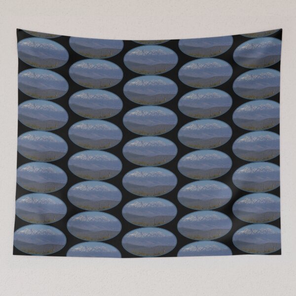 Item preview, 4 Peaks Oval on Black designed and sold by HighCountry2021.