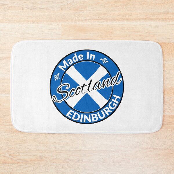 Item preview, Made In Edinburgh Scotland Saltire Flag designed and sold by Worldesigns by Artsiren.