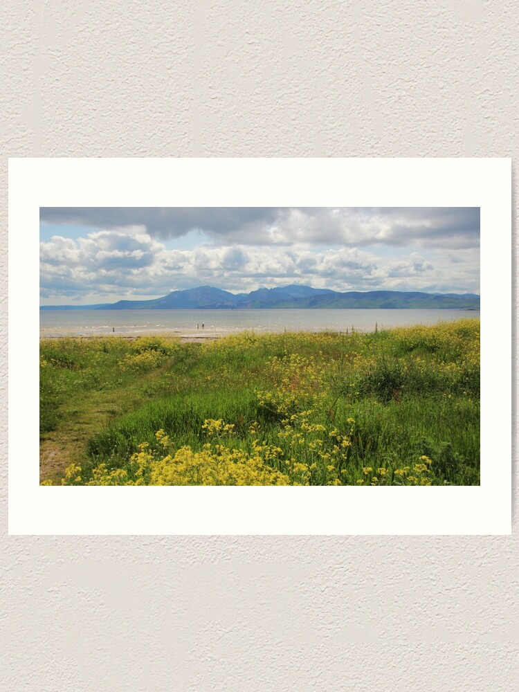 Alternate view of Arran from Scalpsie Bay, Bute Art Print