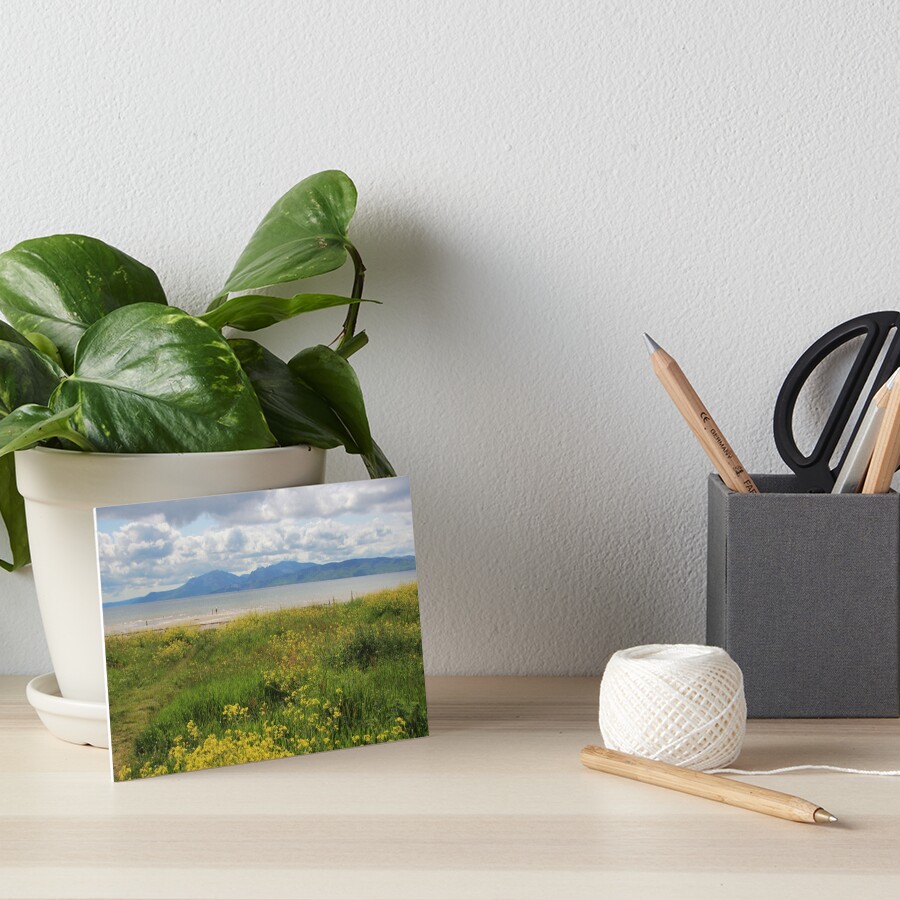 Arran from Scalpsie Bay, Bute Art Board Print