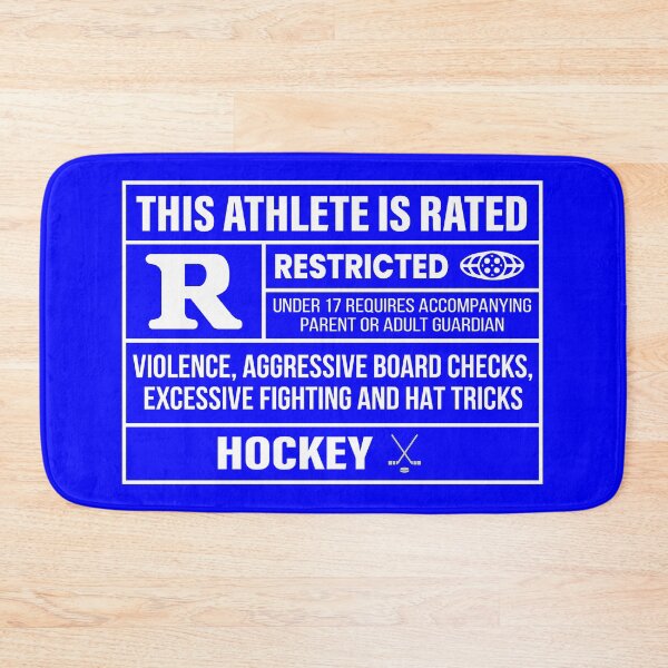 Item preview, This Athlete Rated R - Hockey designed and sold by scoutready.