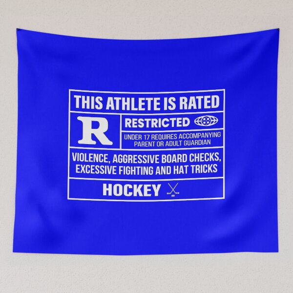 Item preview, This Athlete Rated R - Hockey designed and sold by scoutready.