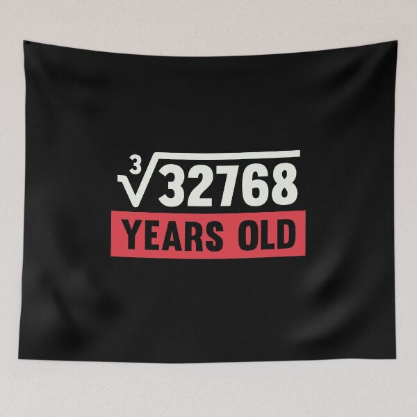 Item preview, Cube Root Of 32768 - 32 Years Old Birthday Gift  designed and sold by kindxinn.