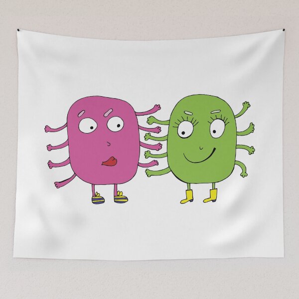Item preview, Multi-armed bridges. Monsters in love. designed and sold by Olga81creative.