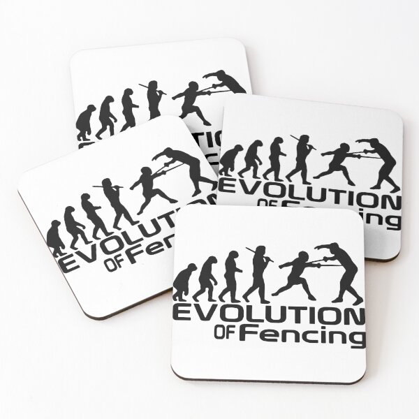 Item preview, Evolution of Fencing Contact Sports Love Fencing Gift Premium Apparel Funny Holiday Xmas designed and sold by DesignByHeartUK.