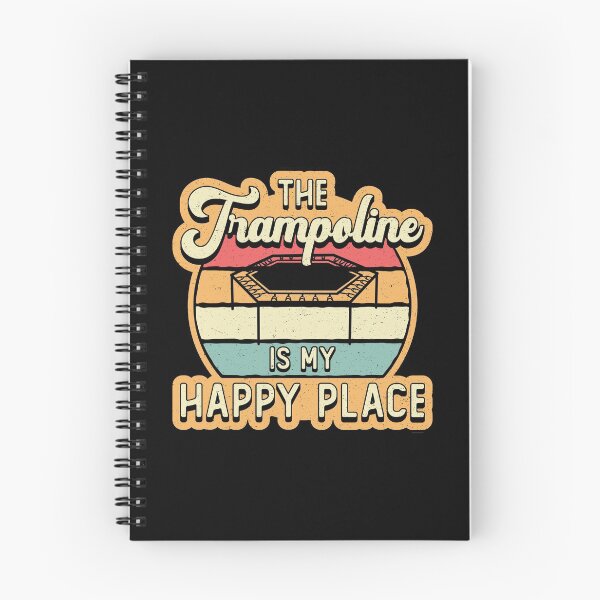 Item preview, The Trampoline Is My Happy Place Jump Trampolining designed and sold by tshirtconcepts.