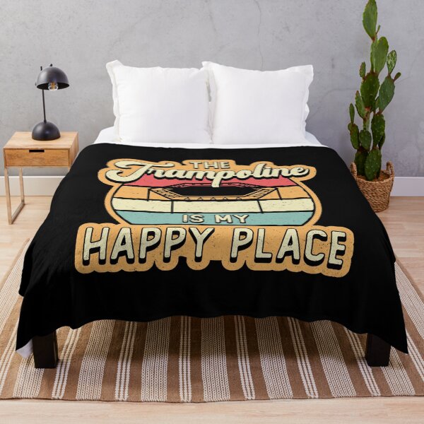 Item preview, The Trampoline Is My Happy Place Jump Trampolining designed and sold by tshirtconcepts.
