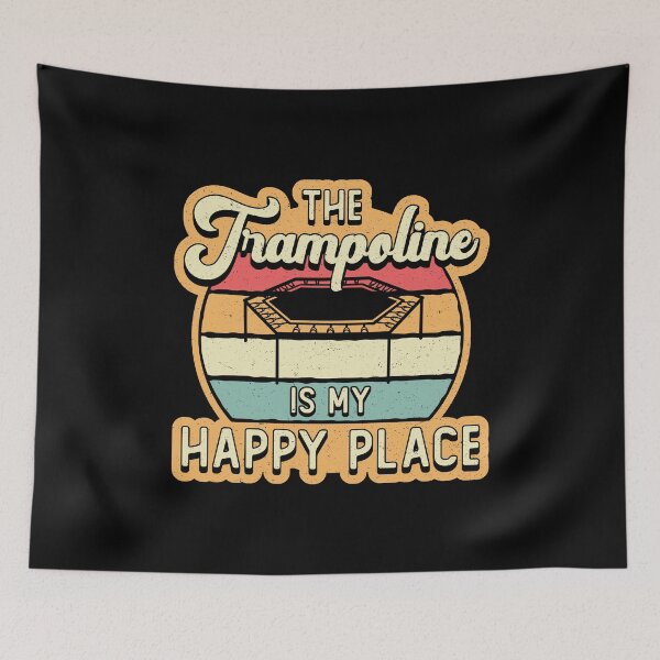 Item preview, The Trampoline Is My Happy Place Jump Trampolining designed and sold by tshirtconcepts.