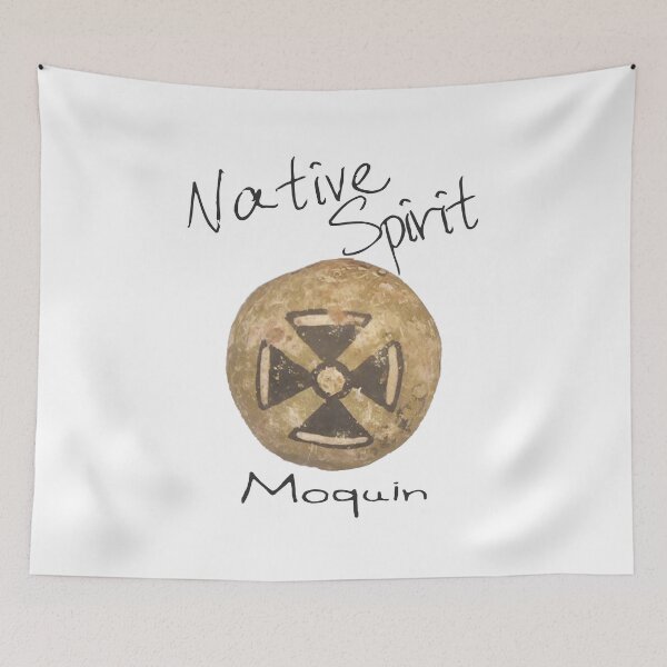 Item preview, Phone Cases Native American Ah-Yah Rattle Spirit Emblem Moquin Tribe Black Text designed and sold by Spirit-World.
