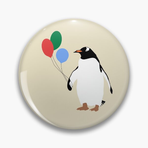 Item preview, Penguin with balloons designed and sold by eleanor27.