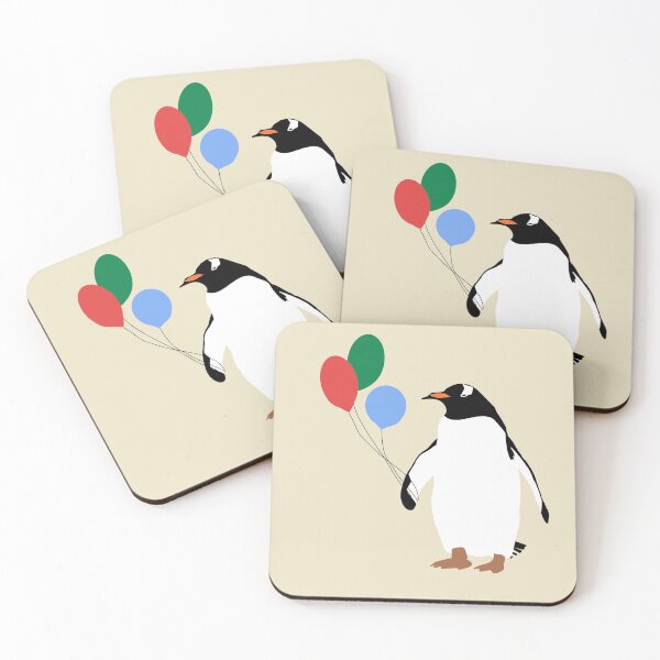Item preview, Penguin with balloons designed and sold by eleanor27.