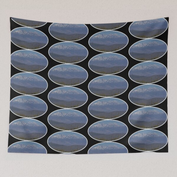 Item preview, 4 Peaks Oval-Silver Trim on Black designed and sold by HighCountry2021.