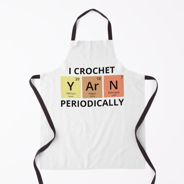 Item preview, Crocheting Crochet Knitting Crocheter Yarn Periodic Table designed and sold by CuteDesigns1.