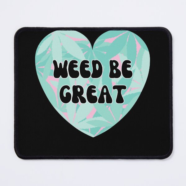 Item preview, Weed Be Great - Cannabis Valentines Candy Conversational Hearts in Green Pink  designed and sold by Vibbin4Life33.
