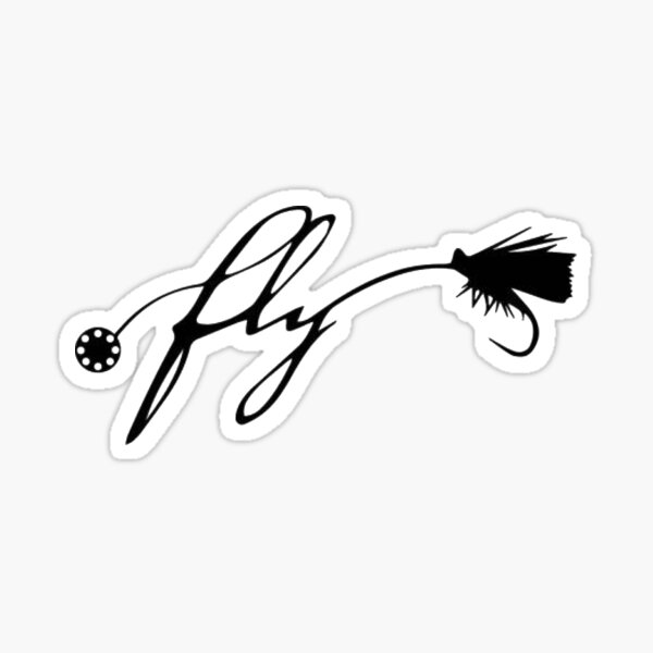 "Fly" Sticker