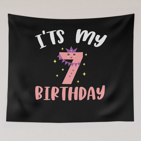 Item preview, It's My 7 Birthday designed and sold by ZiesMerch.
