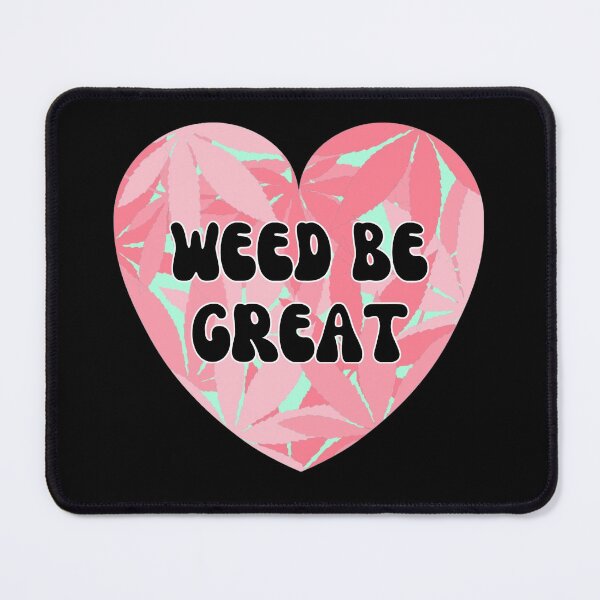 Item preview, Weed Be Great - Cannabis Valentines Candy Conversational Hearts in Pink  designed and sold by Vibbin4Life33.