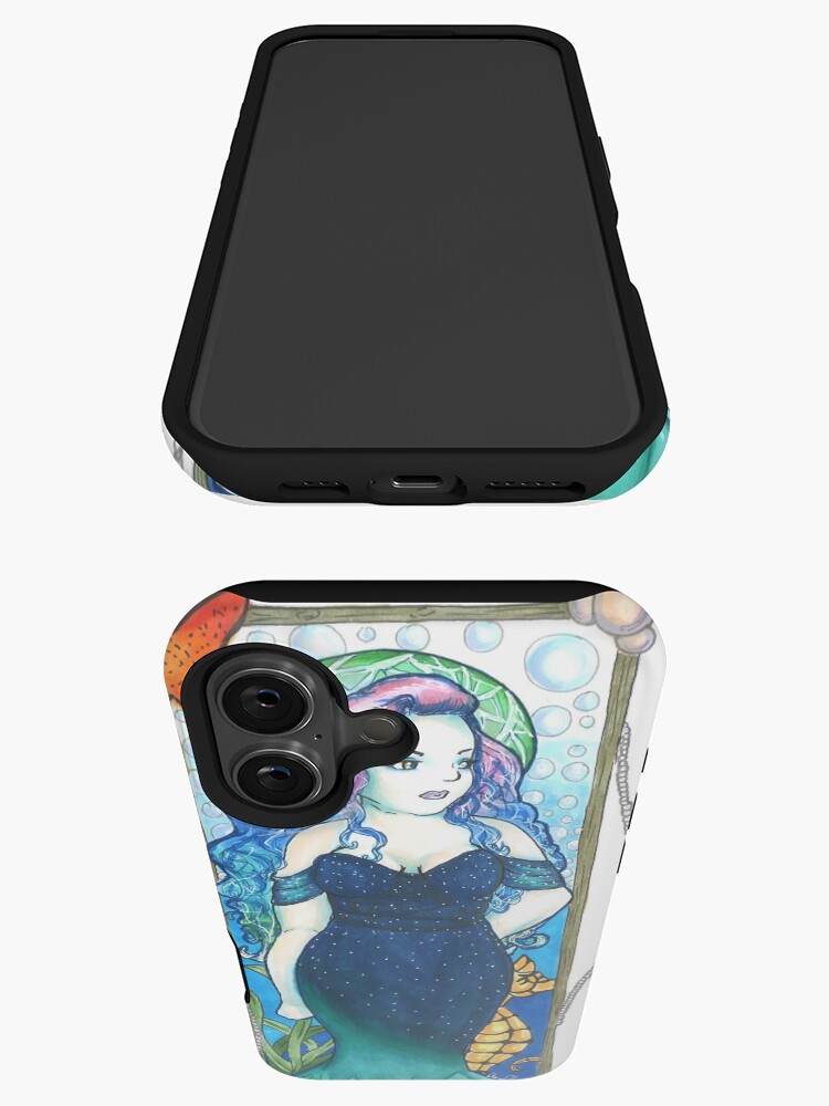 Thumbnail 3 of 4, iPhone Case, Art Nouveau Mermaid designed and sold by armcklveen.