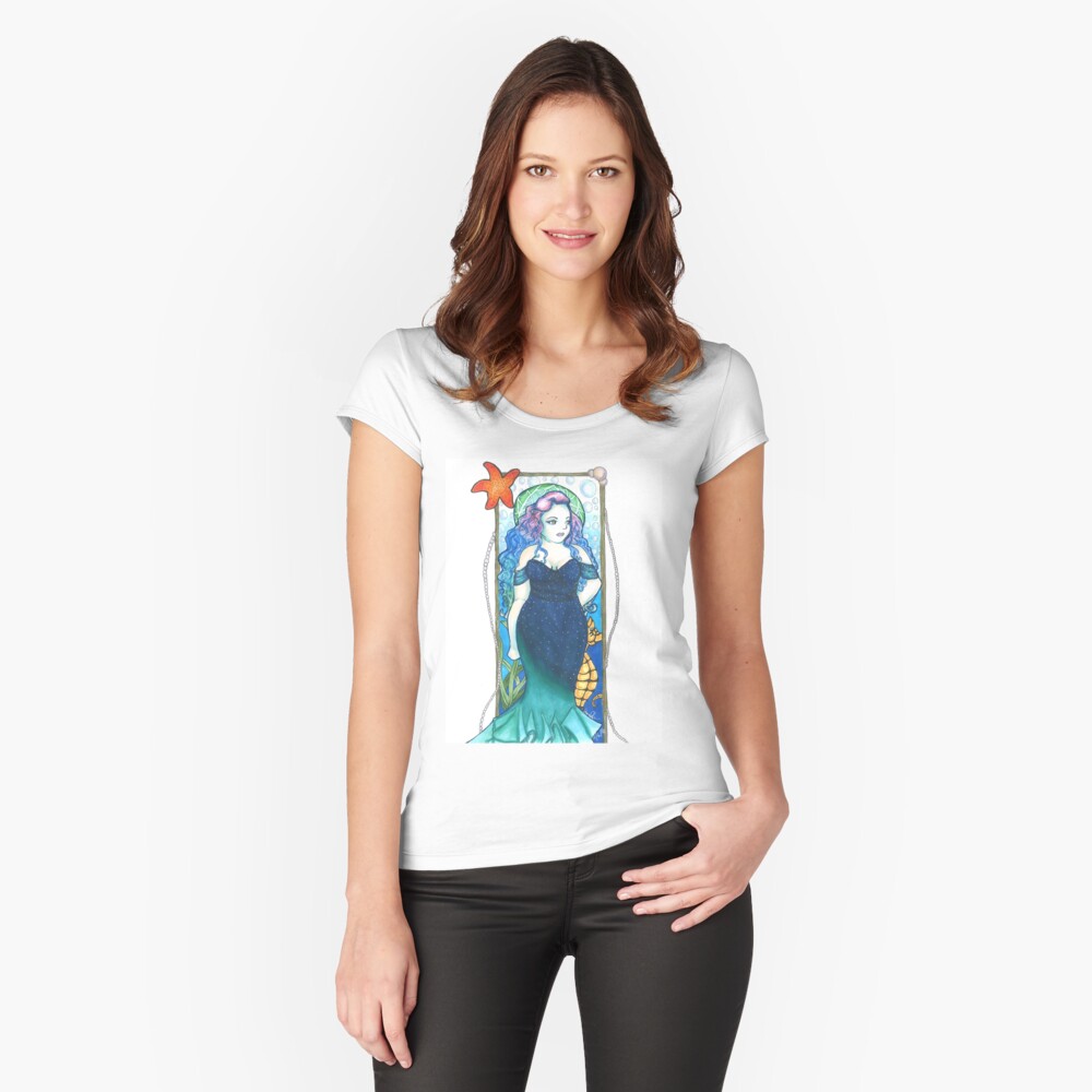 Item preview, Fitted Scoop T-Shirt designed and sold by armcklveen.