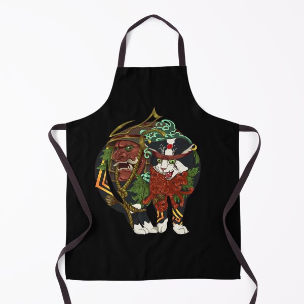 Item preview, japanese samurai cat designed and sold by NevermindOnArt.