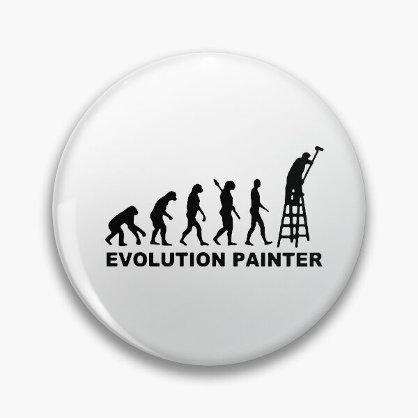 Artikelvorschau, Evolution of Painter Love Painting Best Painter Gift Premium Apparel Funny Holiday Xmas entworfen und verkauft von DesignByHeartUK.