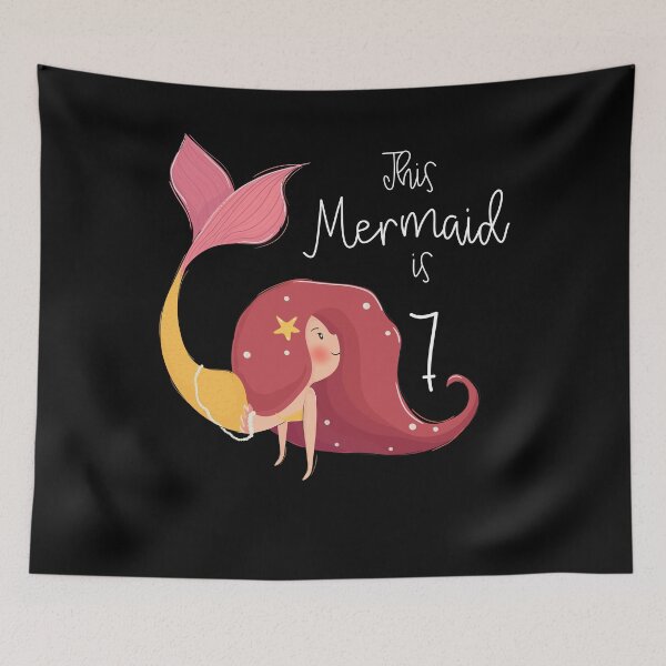 Item preview, Esta sirena tiene 7 años designed and sold by ZiesMerch.