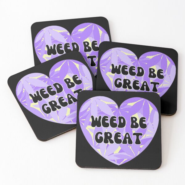 Item preview, Weed Be Great - Cannabis Valentines Candy Conversational Hearts in Purple designed and sold by Vibbin4Life33.