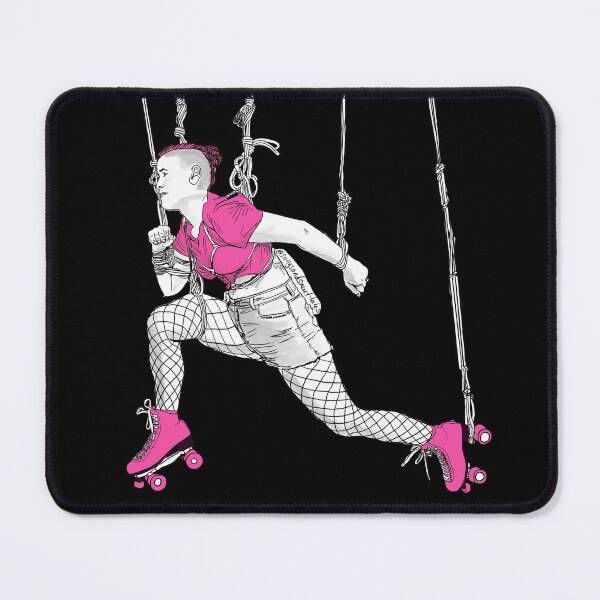 Item preview, Shibari Roller Girl on black  designed and sold by Songsnsmuttales.