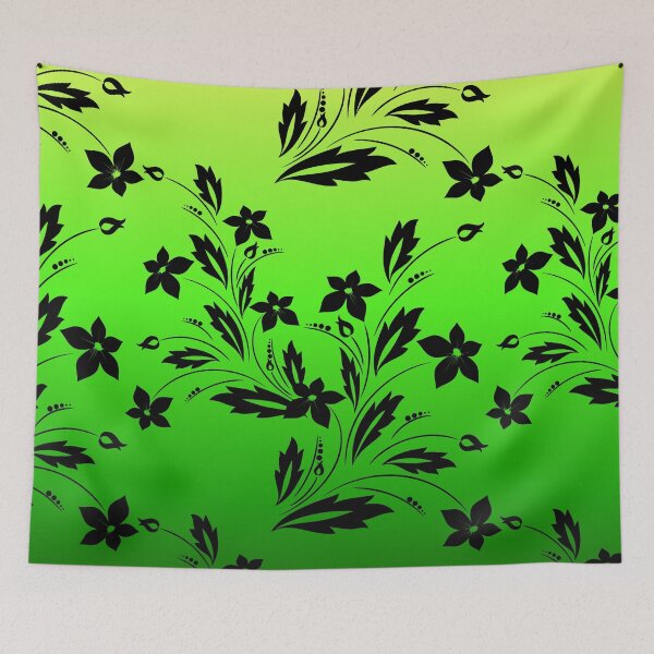 Item preview, Soda Lime Rush Garden Flower Pattern designed and sold by NamColors.