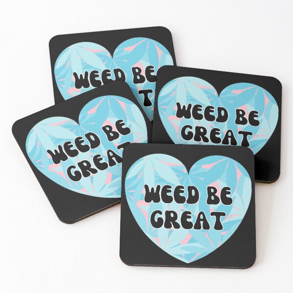 Item preview, Weed Be Great - Cannabis Valentines Candy Conversational Hearts in Blue designed and sold by Vibbin4Life33.