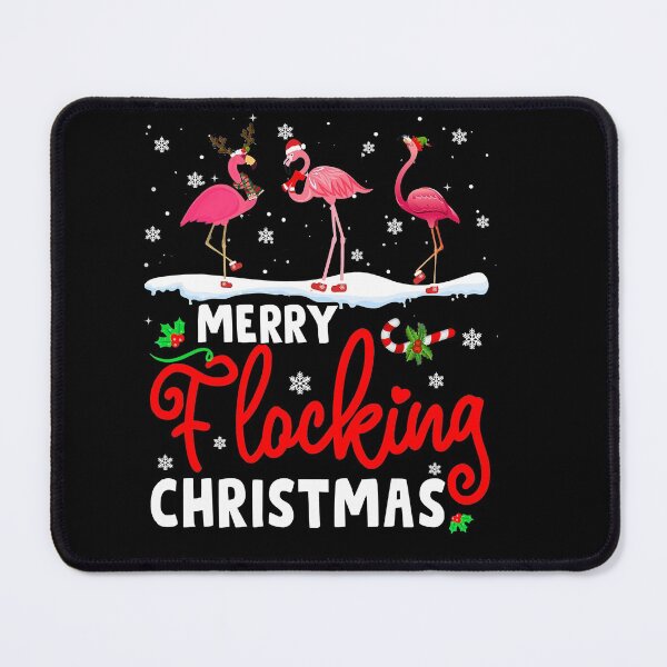 Item preview, Merry Flocking Christmas Reindeer Santa ELF Flamingo Xmas designed and sold by PatrickRda.
