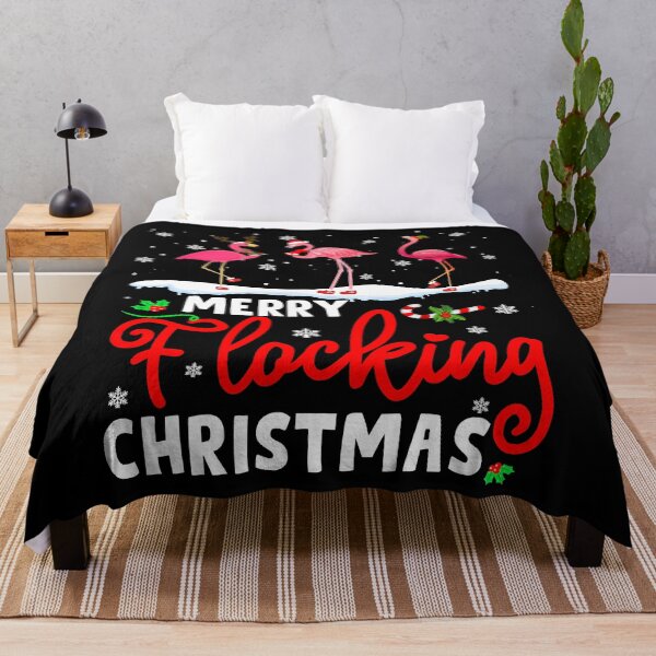 Item preview, Merry Flocking Christmas Reindeer Santa ELF Flamingo Xmas designed and sold by PatrickRda.