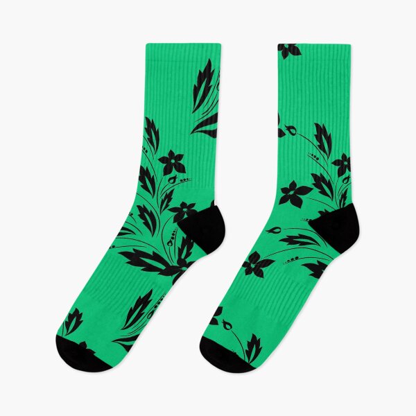 Item preview, Green Rush Garden Flower Pattern  designed and sold by NamColors.