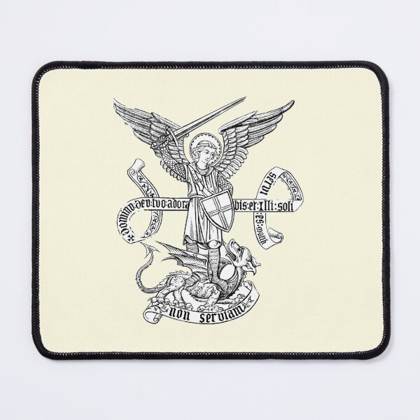 Item preview, Saint St Michael Archangel Catholic Archangel Angel Defender designed and sold by AMDG Line.