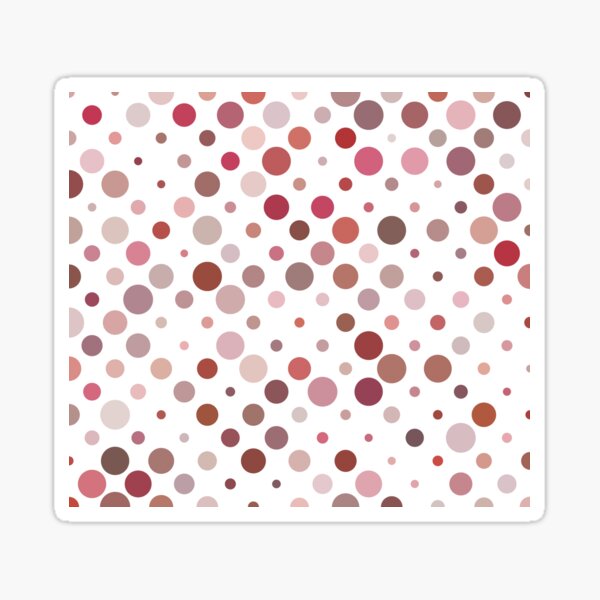 Neutral Colors: Beige, Brown Aesthetic Geometric Pattern Sticker